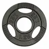 Image de Disque musculation fonte 30/31 mm ou 50/51 mm avec poignées Argent / 50 mm / 1,25 KG Gorilla Sports