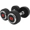 Image de Haltère court professionnel en caoutchouc SET 2 x 7,5 KG Gorilla Sports