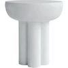 Image de 101 COPENHAGEN - Table d'appoint Crown - Blanc - Béton fibré - Designer Tommy Hyldahl