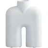 Image de 101 COPENHAGEN - Vase Cobra - Blanc - Céramique - Designer Tommy Hyldahl