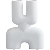 Image de 101 COPENHAGEN - Vase Cobra - Blanc - Céramique - Designer Tommy Hyldahl