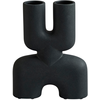 Image de 101 COPENHAGEN - Vase Cobra - Noir - Céramique - Designer Tommy Hyldahl