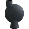 Image de 101 COPENHAGEN - Vase Sphere - Noir - Céramique - Designer Tommy Hyldahl