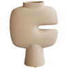 Image de 101 COPENHAGEN - Vase Tribal - Beige - Céramique - Designer Tommy Hyldahl