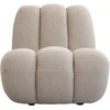 Image de 101 COPENHAGEN - Fauteuil rembourré Toe - Beige - Tissu bouclé - Designer Tommy Hyldahl