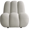 Image de 101 COPENHAGEN - Fauteuil rembourré Toe - Gris - Mousse à séchage rapide - Designer Tommy Hyldahl