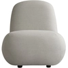 Image de 101 COPENHAGEN - Fauteuil rembourré Toe - Gris - Mousse à séchage rapide - Designer Tommy Hyldahl