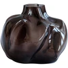 Image de 101 COPENHAGEN - Vase Wabi - Marron - Verre soufflé bouche - Designer Tommy Hyldahl