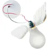 Image de Ingo Maurer - Applique Lucellino - Blanc - Plume d'oie - Designer Ingo Maurer