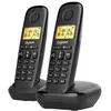 Image de Téléphone sans fil Gigaset DECT Basic 100 Duo - Fonction mains libres - Noir