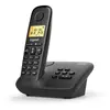 Image de Téléphone sans fil Gigaset DECT Basic 100A solo - Répondeur + Fonction mains libres - Noir