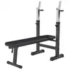 Image de Banc de musculation avec support de barre Noir Gorilla Sports