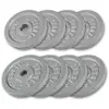 Image de Disque de poids en fonte 30/31 mm Argent / SET 30KG (4x2,5 4x5KG) Gorilla Sports