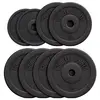 Image de Disques musculation en plastique 30/31 mm SET 27,5 KG Gorilla Sports