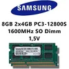Image de Samsung 8Go (2 x 4Go dual channel 1600MHz)-(pC3 12800S dDR3 sO-dimm pour ordinateur portable et notebook 1 mémoire rAM en occasion ou reconditionné