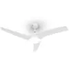 Image de Klarstein figo ventilateur de plafond 52 55w plafonnier 2x42w télécommande blan en occasion ou reconditionné