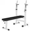 Image de Banc de musculation avec support de barre Blanc Gorilla Sports
