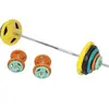 Image de Set d'haltères en caoutchouc 100 kg Collier en étoile Gorilla Sports