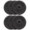 Image de Disques musculation en plastique 30/31 mm SET 30KG (2x5 2x10KG) Gorilla Sports