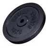 Image de Disque de poids en fonte 30/31 mm Noir / 15 KG Gorilla Sports