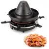 Image de Klarstein taste volcano appareil à raclette & chapeau tatare 1500w 6 personnes en occasion ou reconditionné