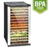 Image de Fruit jerky 14 déshydrateur alimentaire 14 étages 1000w - acier noir en occasion ou reconditionné