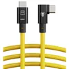 Image de Cobra Tether cordon coudé USB-C vers USB-C 10Gbps 10m - Jaune