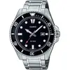 Image de Montre casio mdv-107d-1a1vef quartz noire lunette rotative bracelet acier 20 atm style plongee MDV-107D-1A1VEF en occasion ou reconditionné