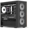 Image de Boîtier PC Mini Tour - AEROCOOL - D301A - 4 Ventilateurs ARGB - Refroidissement Liquide - Design Maille Bois en occasion ou reconditionné