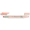 Image de Surligneur Pentel Illumina Flex bi-pointe 2,5/4,2mm - Coloris orange pastel