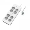 Image de MCL SPN7080WA/19, 2 m, Intérieure, Protection contre les surcharges, Blanc, 8 sortie(s) CA, 230 V