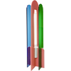 Image de ELEMENTS LIGHTING - Lampe de table Andy - Multicolore - Acrylique