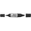 Image de Pilot Twin Marqueur permanent Jumbo Begreen - Double pointe : Ogive et biseautée - Noir