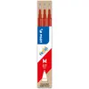 Image de Pilot Recharge pour stylo roller encre gel effaçable FriXion Ball et FriXion Clicker pointe moyenne 0,7 mm rouge - Pochette de 3
