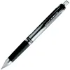 Image de Uni Stylo à encre gel rétractable Impact pointe moyenne de 1 mm - corps noir translucide avec zone de préhension encre noire