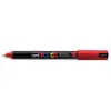 Image de Marqueur peinture Uni Posca - Pointe extra fine de 0,7 à 1 mm (PC1MC) - Couleur Rouge