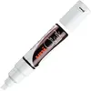 Image de Uni Marqueur craie Chalk Marker PWE-8K Pointe biseautée 8 mm - Blanc