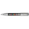 Image de Marqueur peinture à l'eau Posca PC-1MC - pointe conique polyester extra-fine 1 mm - argent