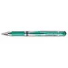 Image de Stylo encre gel Uni-Ball Signo Broad avec grip et capuchon - Pointe large 1mm - Couleur vert métal