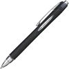 Image de Uni Stylo roller rétractable Jetstream pointe de 1 mm avec zone de préhension - corps noir encre noire