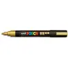 Image de Marqueur peinture à l'eau Posca PC-5M - pointe conique polyester moyenne 2,5 mm - or