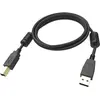 Image de Vision TC 2MUSB/BL 1, 2 m, USB A, USB B, USB 2.0, 0,48 Gbit/s, Noir
