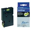 Image de Cassettes Rubans Brother TC 601 - Ruban laminé noir/jaune - Rouleau (1,2 cm x 7,7 m)