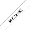 Image de Ruban série M Brother MK221BZ - Ruban noir/blanc - 9 mm x 8 m