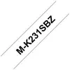 Image de Ruban série M Brother MK2311B - Ruban noir / blanc - 12mm x 8 m