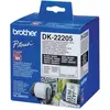 Image de Brother Ruban continu DK22205 pour imprimante QL - support papier adhésif 62mmx30m - Noir sur blanc