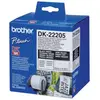 Image de Rouleaux d'étiquettes Brother DK-22205 - noir/blanc - 62 mm x 30 m
