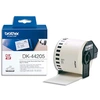 Image de Étiquettes adhésives enlevables - Brother DK44205 - blanc - Rouleau (62 mm x 30 m)