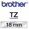 Image de Ruban Brother TZ 141 - Ruban noir/transparent - 18 mm x 8 m