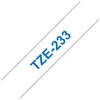 Image de Brother TZe-233 - Bleu sur blanc - Rouleau (1,2 cm x 8 m) 1 cassette(s) ruban laminé - pour Brother PT-D210, D600, H110, P750, P950; P-Touch Cube PT-P300; P-Touch Cube Pro PT-P910